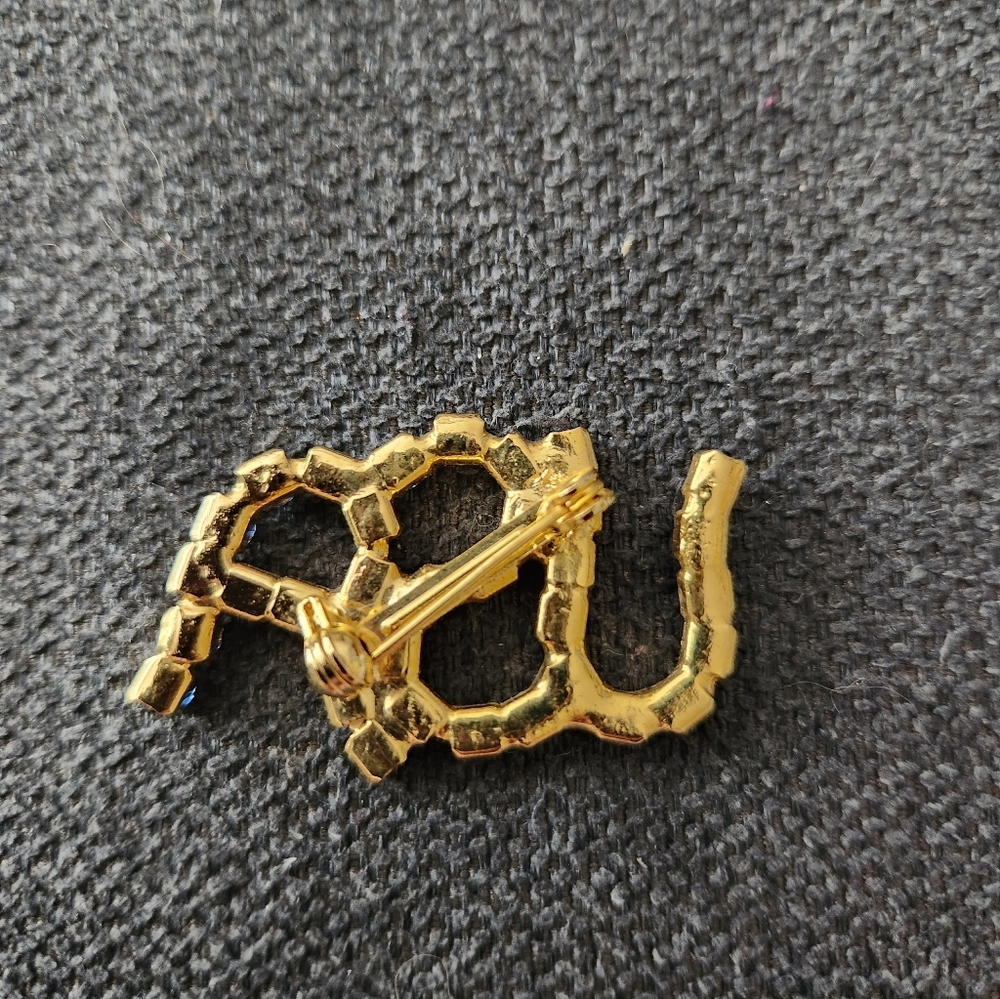 USA Rhinestone Brooch - Picture 2 of 2